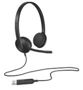 LOGITECH H340 USB COMPUTER HEADSET BLACK . ACCS