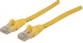 INTELLINET Patchkabel RJ45 U/UTP Cat6 0.50m gelb