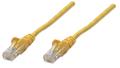 INTELLINET cable patch RJ45, kat. 5e UTP, 7,5m yellow - 100% copper