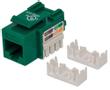 INTELLINET KEYSTONE UTP PUNCH-DOWN GREEN CAT5E JACK