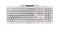 CHERRY KC 1000 SC WHITE-GREY KEYBOARD USB GERMAN              IN PERP