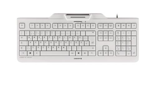 CHERRY KC 1000 SC WHITE-GREY KEYBOARD USB GERMAN              IN PERP (JK-A0100DE-0)