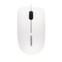 CHERRY Y MC 1000 - Mouse - right and left-handed - optical - 3 buttons - wired - USB - white (top), black base