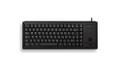 CHERRY Compact-Keyboard, trackball m 2 knappar, PAN-Nordic, USB, svart