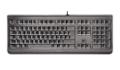 CHERRY KC 1068 - IP 68 klassificeret fladt og lydlost tastatur, nordisk layout, sort