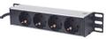 INTELLINET 10 1U Rackmount 4-Way power strip