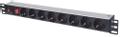 INTELLINET 19" 1U Rackmount 8-Output