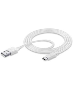 CELLULAR LINE Data Cable 1.2 M USB-A / USB-C White (USBDATACUSBA-CW)