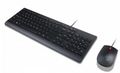 LENOVO Essential Wired Combo Keyboard & Mouse / 4X30L79929 - Tastatur & Mus sæt - Nordisk - Sort