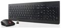 LENOVO Essential Wireless Keyboard and Mouse Combo U.S. English with Euro symbol 103P