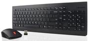 Lenovo Essential Wireless Combo - tastatur- og mussett - USA med eurosymbol Inn-enhet