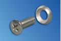 Vertiv Vertiv Knurr Countersunk screw and rosette M5x12