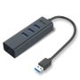 I-TEC USB 3.0 METAL HUB + GLAN (U3METALG3HUB)