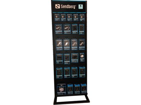 SANDBERG Alu Slatwall Display 2-sided (999-50)