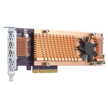 QNAP Quad M.2 PCIe SSD expansion card for x73 TS-x77 TVS-x82 TS-x80U TS-x80U-SAS TS-1685 TS-x85U (QM2-4P-384)
