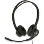 V7 ESSENTIALS USB HEADSET W/MIC LTHR EARPADS INLINE CTRL BLACK I ACCS
