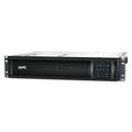 Smart-UPS 750VA LCD RM - UPS (kan monteras i rack) - AC 230 V - 500 Watt - 750 VA - Ethernet, RS-232, USB - utgångskontakter: 4 - 2U - svart - med APC UPS Network Management Card AP9631