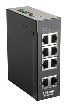 D-LINK 8 Port Unmanaged Switch with 8 x 10/100 BaseT(X) ports (DIS-100E-8W)
