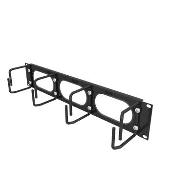 Vertiv 2U Horizontal Cable Organizer 2U with Metal D Rings (Qty 1) (VRA1001)