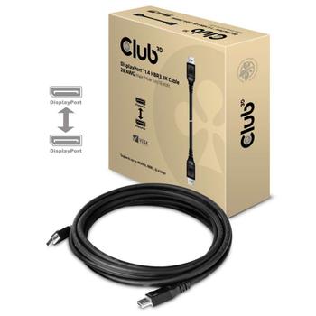 CLUB 3D Cable C3D DisplayPort 1.4 HBR3 8K 5m 8K60Hz 28AWG (CAC-1061)