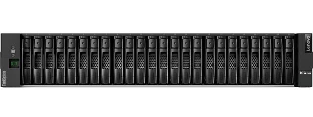 LENOVO ThinkSystem DE2000H Hybrid 2U24 SFF controller enclosure - Hard drive array - 24 bays (SAS-3) - SAS 12Gb/s (external) - rack-mountable - 2U (7Y71A00QWW)