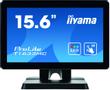 IIYAMA ProLite T1633MC-B1 - LED monitor - 15.6" - touchscreen - 1366 x 768 @ 60 Hz - TN - 300 cd/m² - 500:1 - 8 ms - HDMI, VGA, DisplayPort - black, matte