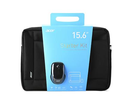 ACER Starter Kit 15,6" PC veske (sort) Inkl. mus, for laptop opptil 15,6" (NP.ACC11.02A)