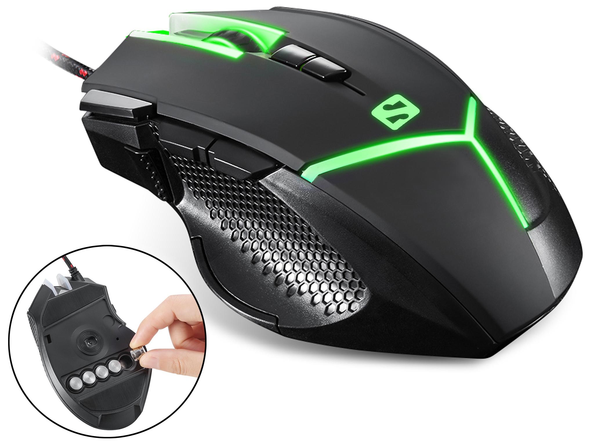 Destroyer FlexWeight Mouse - Mus - 9 - Svart
