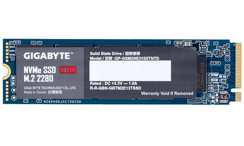 GIGABYTE NVMe SSD 1TB PCIe 3.0x4 (GP-GSM2NE3100TNTD)
