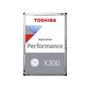 TOSHIBA X300 HIGHPERFORMANCE 6TB 256MB 3.5IN SATA 6.0 GBIT/S 7.200RPM INT (HDWR31GUZSVA)