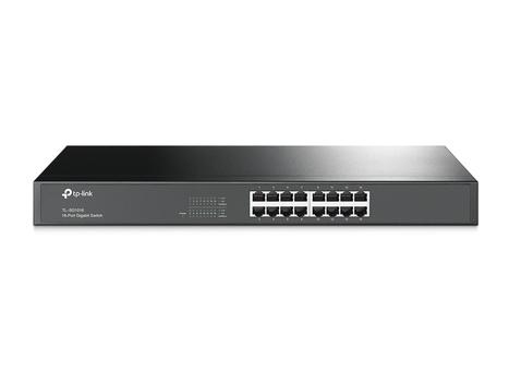 TP-LINK 16-Port Gigabit Switch PORT: 16x Gigabit RJ45 Ports SPEC: 1U 19-inch Rack-mountable Steel Case FEATURE: Plug and Play (TL-SG1016)