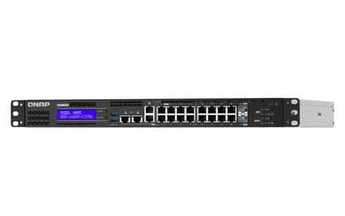 QNAP QGD-1602P - switch - 18 porte - smart - monterbar på stativ (QGD-1602P-C3558-8G)