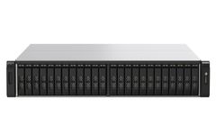 QNAP TS-H2490FU - NAS server - 24 bays - rack-mountable - PCI Express 3.0 x4 (NVMe) - RAID RAID 0, 1, 5, 6, 10, 50, JBOD, 60 - RAM 128 GB - 25 Gigabit Ethernet - iSCSI support