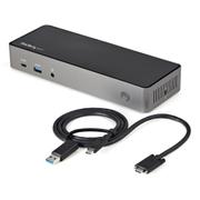 STARTECH HYBRID USB-C AND USB-A DOCK TRIPLE 4K 60HZ DP/HDMI - 85W PD ACCS