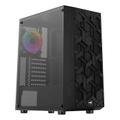 AEROCOOL Hive-G-Bk-V3 Midi Tower Black