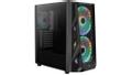 AEROCOOL AIRHAWK Duo ARGB, tower case (black, Tempered Glass) Mini