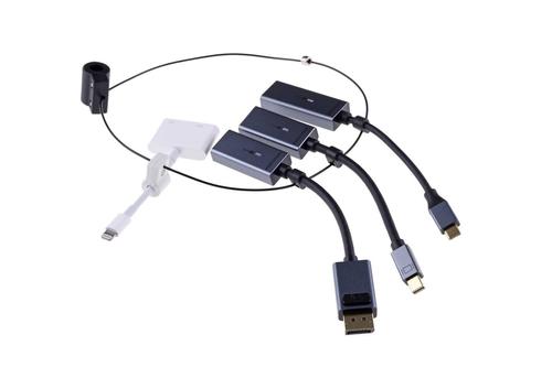 MERCODAN PRO 4K HDMI adapter ring, USB-C, Lightning,  Mini DP, DP, HUSK værktøj: 580580010 (261111091)