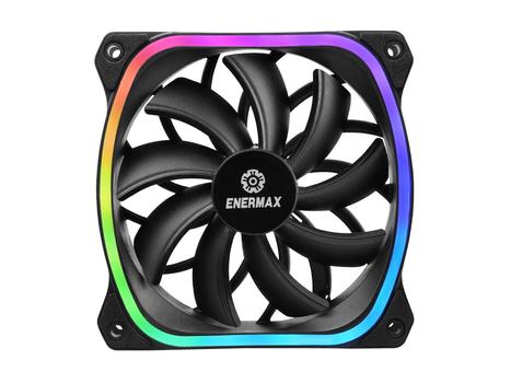 ENERMAX Squa Rgb Computer Case Fan 12 (UCSQARGB12P-12SG)
