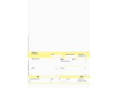 EMO Faktura/giro A4 laser 1x hvit (500)