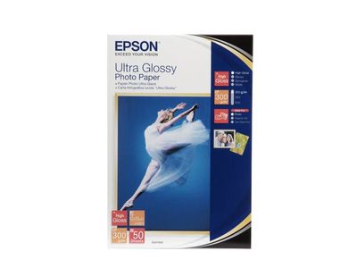 EPSON S041943 Ultra glossy photo paper inkjet 300g/m2 100x150mm 50 sheets 1-pack (C13S041943)