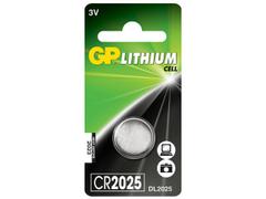 GP CR 2025 1-pack Lithium button cells