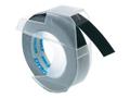 DYMO 3D Tape / 9mm x 3m /White Text