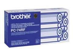 BROTHER PC-74 THERMO TRANSFER ROLL FOR FAX T72/T74/T76 4-PK SUPL