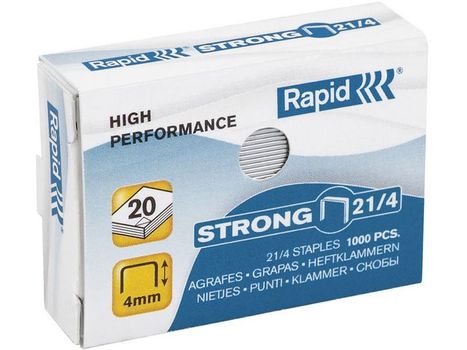 RAPID Staples Strong 21/4 Galvanized Box of 1000 (24863400*10)