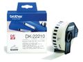 BROTHER Brother DK22210 Hvid tape - Original