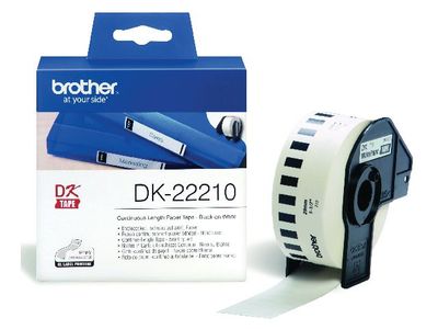 BROTHER DK tape l›pende papir 29mmx30m (DK22210)