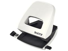 LEITZ NeXXt WOW 2 Hole Metal Office Hole Punch 30 Sheet White - 50081001
