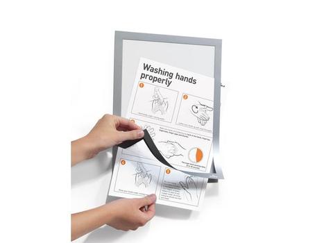 DURABLE Magnetramme selvhf. DURAFRAME A4 sølv /2 (4872-23)