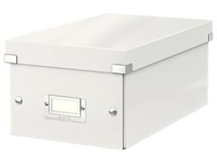 LEITZ Förvaringslåda DVD ClicknStore vit
