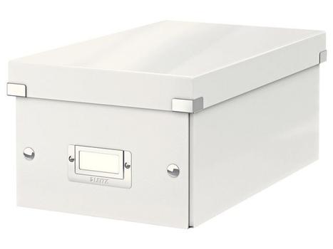 LEITZ Förvaringslåda DVD ClicknStore vit (60420001)
